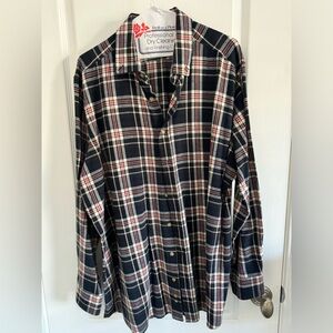 Men's Custom Plaid Flannel Size XL